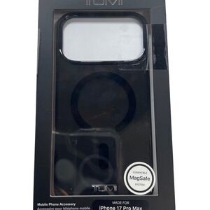 Tumi iPhone 17 Pro Max Case Black MagSafe Slim Sleek Design TUOHMP17XHSLISK NEW